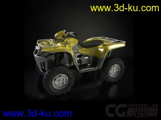 酷炫摩托车3D模型9的图片
