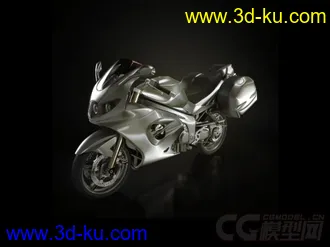 酷炫摩托车3D模型11的图片