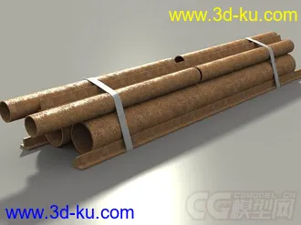 3D打印模型老工业基地建筑和设施，工业工厂城市场景部件系列的图片
