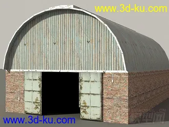 3D打印模型老工业基地建筑和设施，工业工厂城市场景部件系列的图片