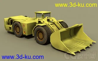 3D打印模型工业工厂城市场景部件系列6 厂房 车间 铲车 钻机车 码头 沙厂的图片