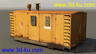 3D打印模型工业工厂城市场景部件的图片