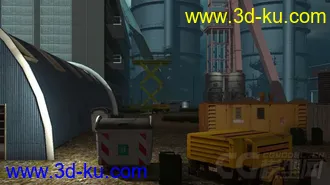 3D打印模型工业工厂城市场景部件的图片