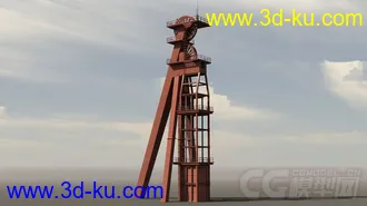 3D打印模型工业工厂城市场景部件的图片