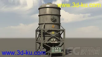 3D打印模型工业工厂城市场景部件的图片