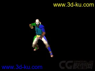 3D打印模型暗黑3 武僧的图片