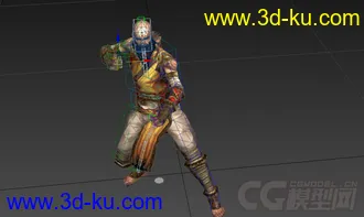 3D打印模型暗黑3 武僧的图片