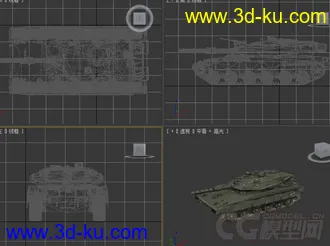 军事坦克模型3的图片