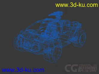 3D打印模型战地2142机器未来装甲车的图片