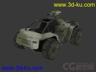 3D打印模型战地2142机器未来装甲车的图片