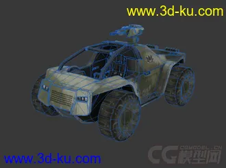 3D打印模型战地2142机器未来装甲车的图片