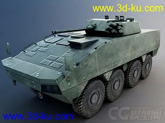 装甲车3D模型的图片