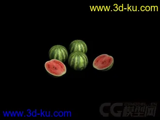 3D打印模型偶遇的西瓜素材的图片