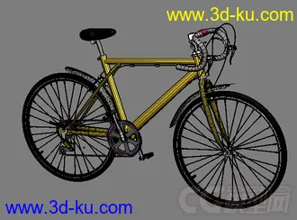 3D打印模型精细的公里自行车的图片