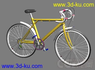 3D打印模型精细的公里自行车的图片