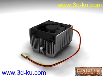 3D打印模型一个小东西，cpu风扇的图片