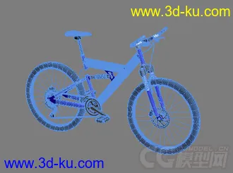 3D打印模型时尚的山地自行车的图片