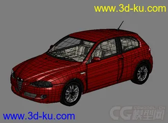 DOSCH 3D阿尔法Alfa_147汽车模型的图片