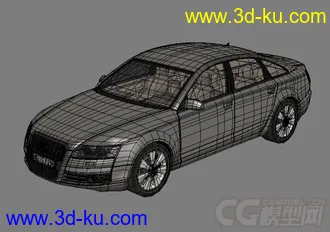 DOSCH 3D奥迪A6汽车模型的图片