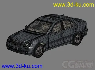 DOSCH 3D奔驰Mercedes_C-Class汽车模型的图片