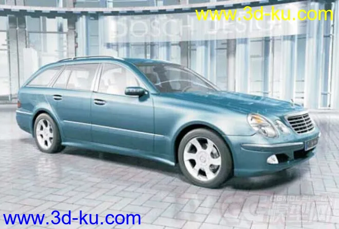 DOSCH 3D奔驰Mercedes_E400T汽车模型的图片3