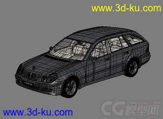 DOSCH 3D奔驰Mercedes_E400T汽车模型的图片