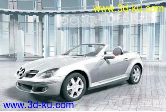 DOSCH 3D奔驰Mercedes_SLK汽车模型的图片