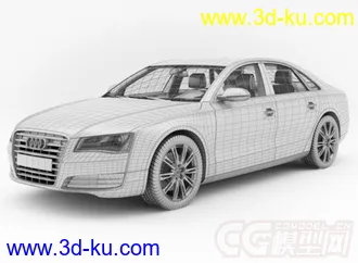 EVERMOTION奥迪A8车模型的图片
