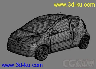 EVERMOTION标致Peugeot1007车模型的图片