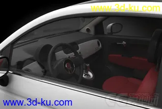 EVERMOTION菲亚特Fiat_500车模型的图片