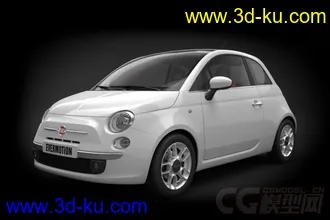 EVERMOTION菲亚特Fiat_500车模型的图片