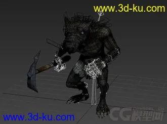 带动作的 怪物模型的图片