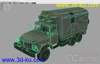 3D打印模型卡车一枚~的图片