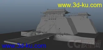 3D打印模型古建筑的图片