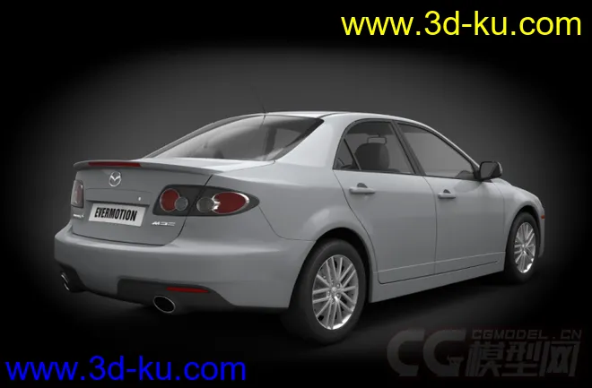 EVERMOTION马自达Mazda_6车模型的图片2