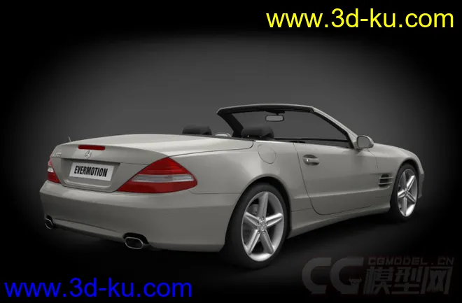 EVERMOTION梅赛德斯-奔驰Mercedes_SL500车模型的图片2