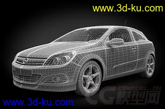 3D打印模型EVERMOTION欧宝gtc车模的图片