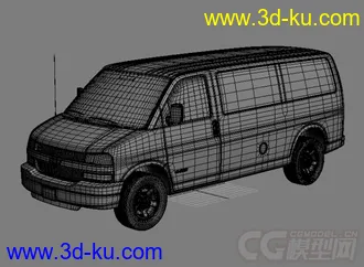 EVERMOTION雪弗兰Chevrolet_Express车模型的图片
