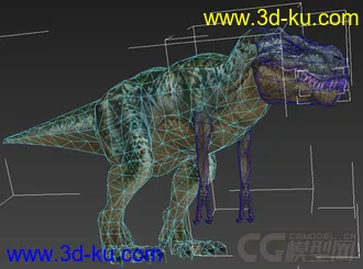 3D打印模型霸王龙 最终幻想12里面的獠牙霸王龙的图片