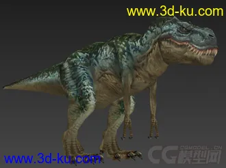 3D打印模型霸王龙 最终幻想12里面的獠牙霸王龙的图片