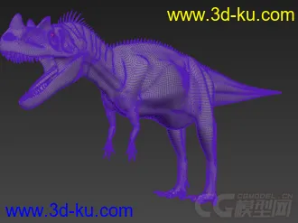 角鼻龙 恐龙写实高精度模型的图片