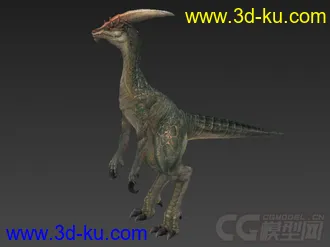 3D打印模型恐龙 头上长有镰刀角的恐龙的图片