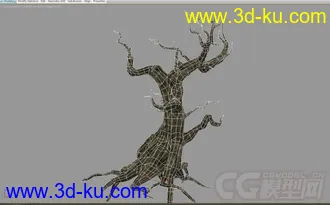 3D打印模型枯树的图片