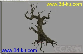 3D打印模型枯树的图片