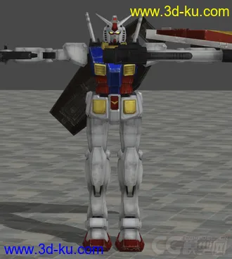 3D打印模型高达无双版RX78-2的图片