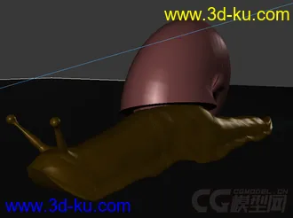 蜗牛写实模型的图片