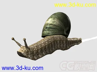 蜗牛写实模型的图片