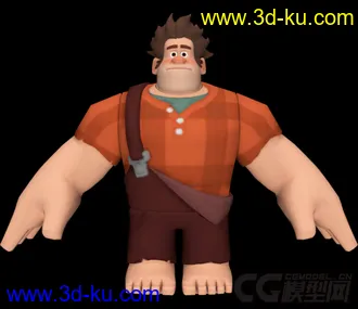 3D打印模型迪士尼 无限 拉尔夫的图片