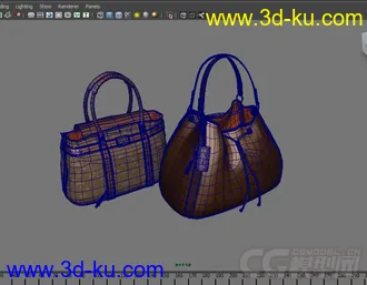 3D打印模型bag女士皮包手提包的图片