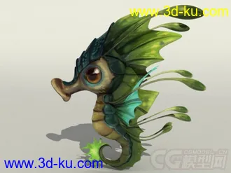 卡通海马模型的图片